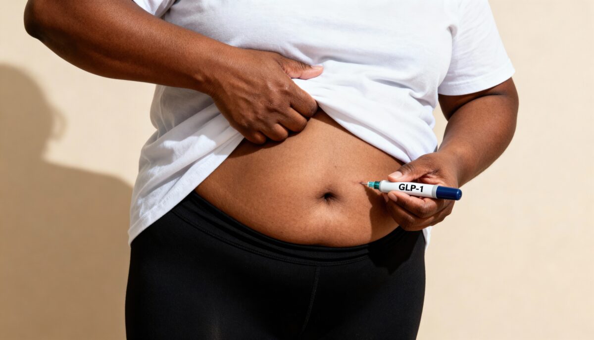 Man, self-injecting weight loss medication